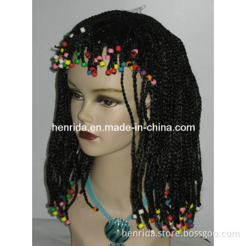 Synthetic Wig with Braiding, Fashion Women Synthetic Wig